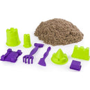 Spin Master Kinetic Sand, Beach Sand Kingdom Playset with 3lbs of Beach Sand Image 3