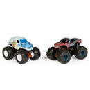 Spin Master Monster Jam, Color-Changing Die-Cast Monster Trucks 2-Pack, 1:64 Scale Yeti vs Sparkle Smash (Styles May Vary) Image 2