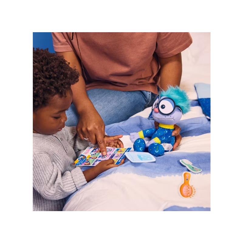 Spin Master Ms. Rachel Goodnight Frankie Bedtime Playset, 11` Plush Image 2
