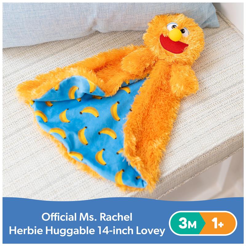 Spin Master Ms. Rachel Herbie Huggable Security Blankets Image 2