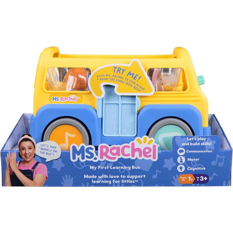 Spin Master MS Rachel Learning School Bus, Educational Vehicle Toy Image 9