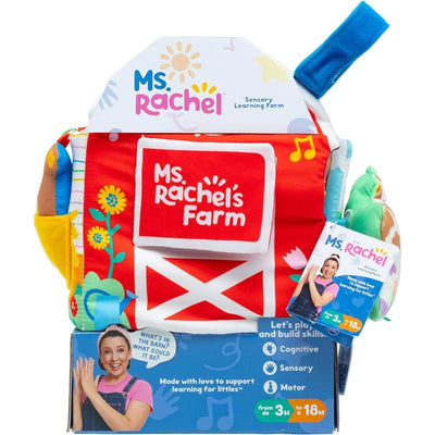 Spin Master Ms. Rachel Sensory Learning Farm Soft Book Image 1