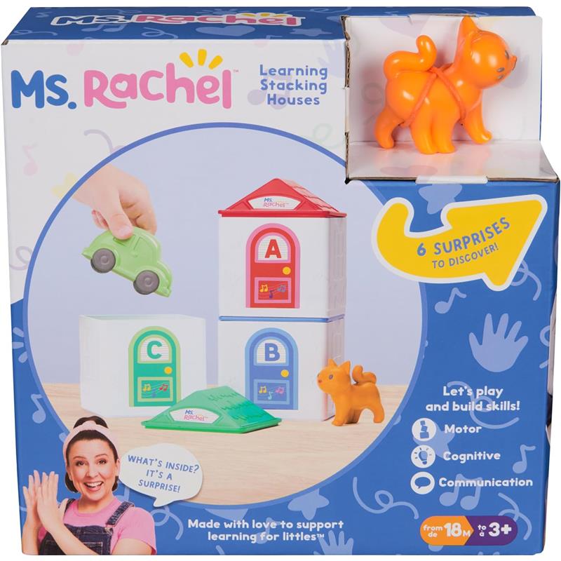 Spin Master Ms. Rachel Stacking Surprise Houses Image 6