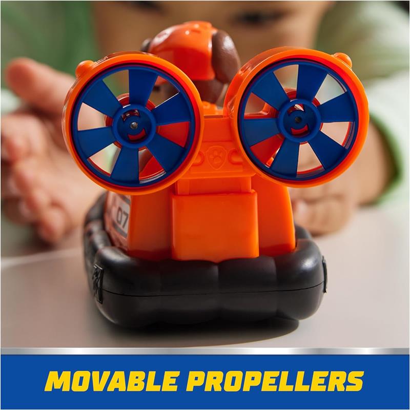 Spin Master - Paw Patrol Toy Car with Collectible Action Figure, Sustainably Minded, Zuma Image 5