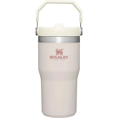 Stanley - 20Oz IceFlow Stainless Steel Tumbler with Straw, Rose Quartz Image 1