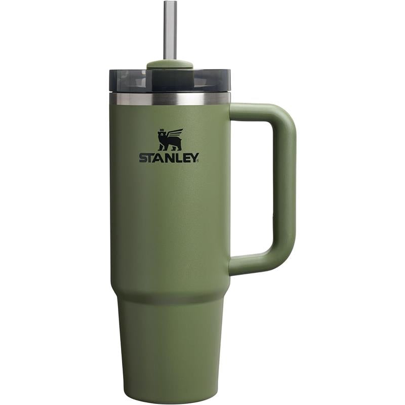 Stanley - Dried Pine Quencher H2.0 Tumbler with Handle and Straw 30 Oz Image 1
