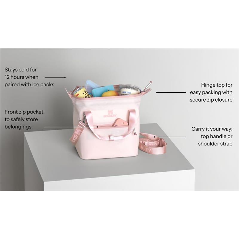 Stanley The All-Day Julienne Mini Cooler, Rose Quartz Image 4