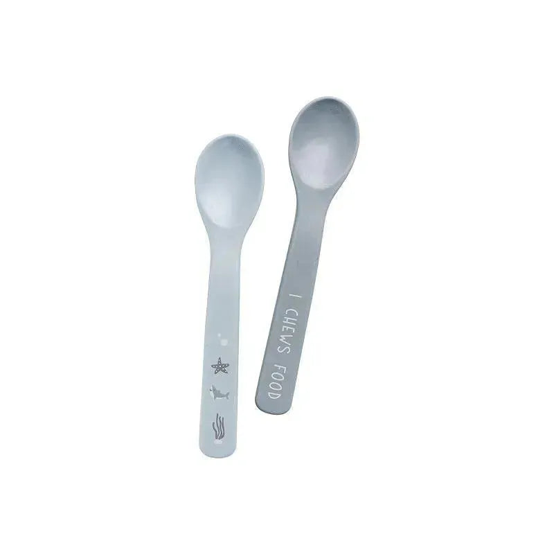 Stephen Joseph 100% Silicone Baby Spoons, Shark Image 1