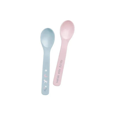 Stephen Joseph 100% Silicone Baby Spoons, Unicorn Image 1