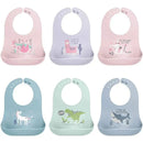 Stephen Joseph 100% Silicone Bibs For Baby Girls, Llama Image 3