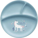 Stephen Joseph 100% Silicone Suction Plates For Babies, Unicorn Image 1