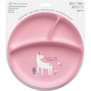 Stephen Joseph 100% Silicone Suction Plates For Babies, Unicorn Image 2