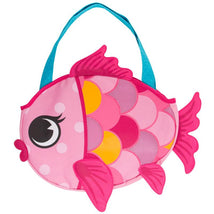 Stephen Joseph 6Pk Beach Tote with Sand Toys Pink Fish Image 2