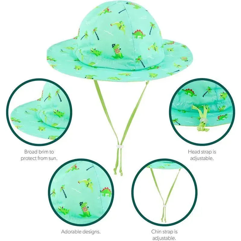 Stephen Joseph - Baby Sun Hat, Dino Image 2