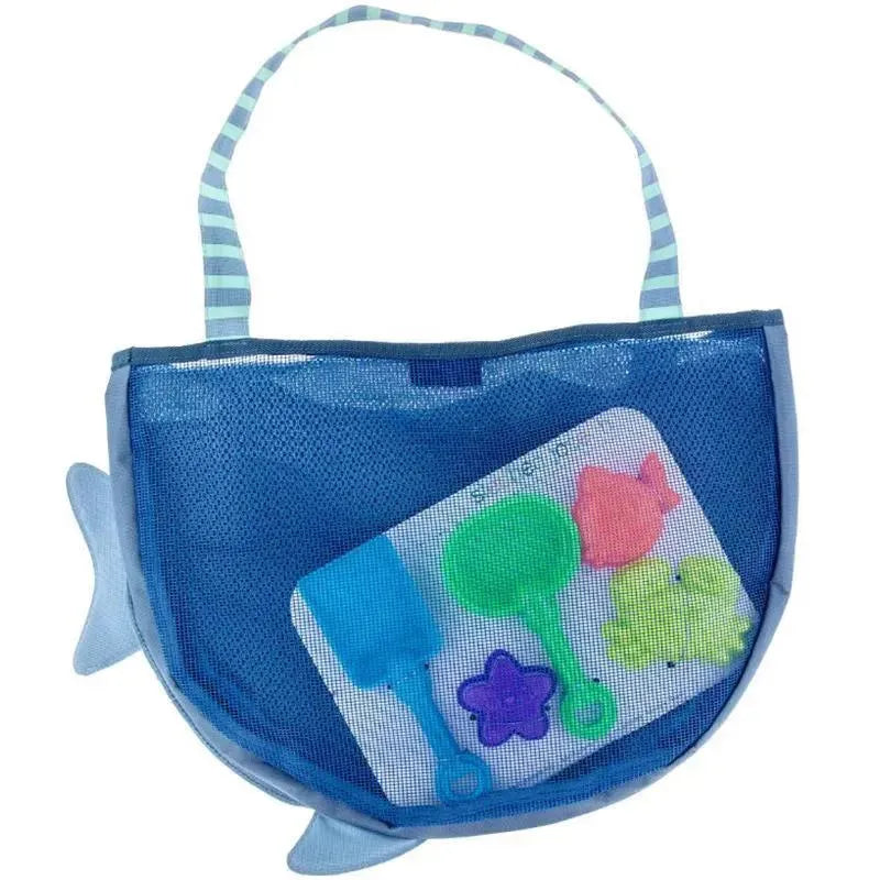 Stephen Joseph - Beach Totes & Sand Toy Play Set, Shark Image 2