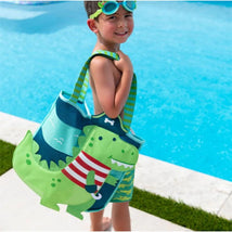 Stephen Joseph - Beach Totes With Sand Toy Play Set, Shark Image 2