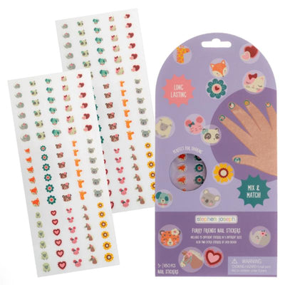 Stephen Joseph - Clear Nail Stickers Animals Image 1