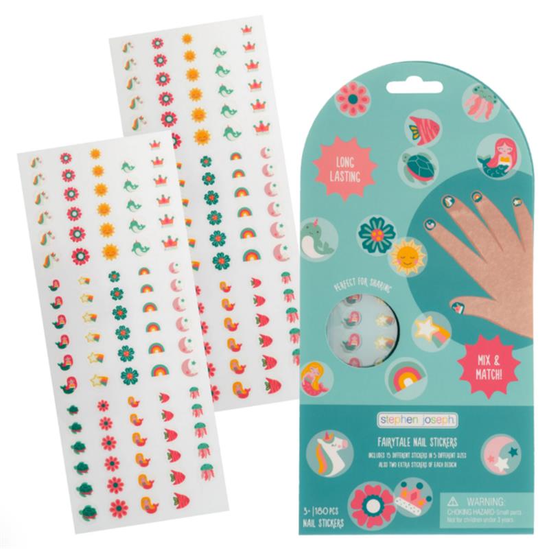 Stephen Joseph - Clear Nail Stickers Fairytale  Image 1