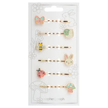 Stephen Joseph Enamel Hair Pins Bunny Image 1