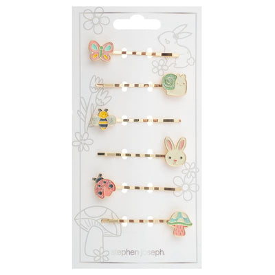 Stephen Joseph Enamel Hair Pins Bunny Image 1