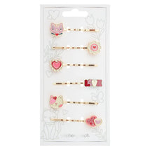 Stephen Joseph Enamel Hair Pins Heart Image 1