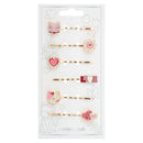 Stephen Joseph Enamel Hair Pins Heart Image 1
