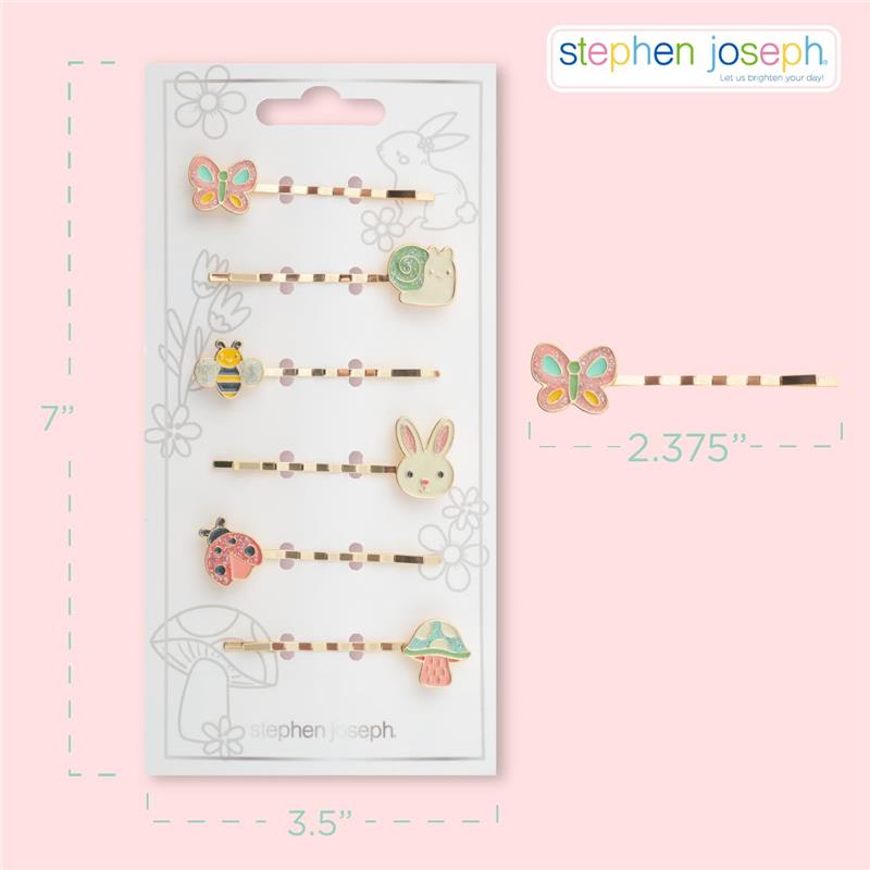 Stephen Joseph Enamel Hair Pins Unicorn Image 3