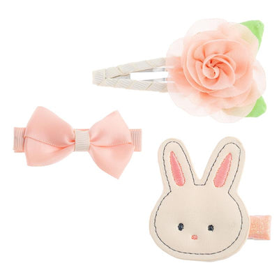 Stephen Joseph Hair Clips Bunny Image 1