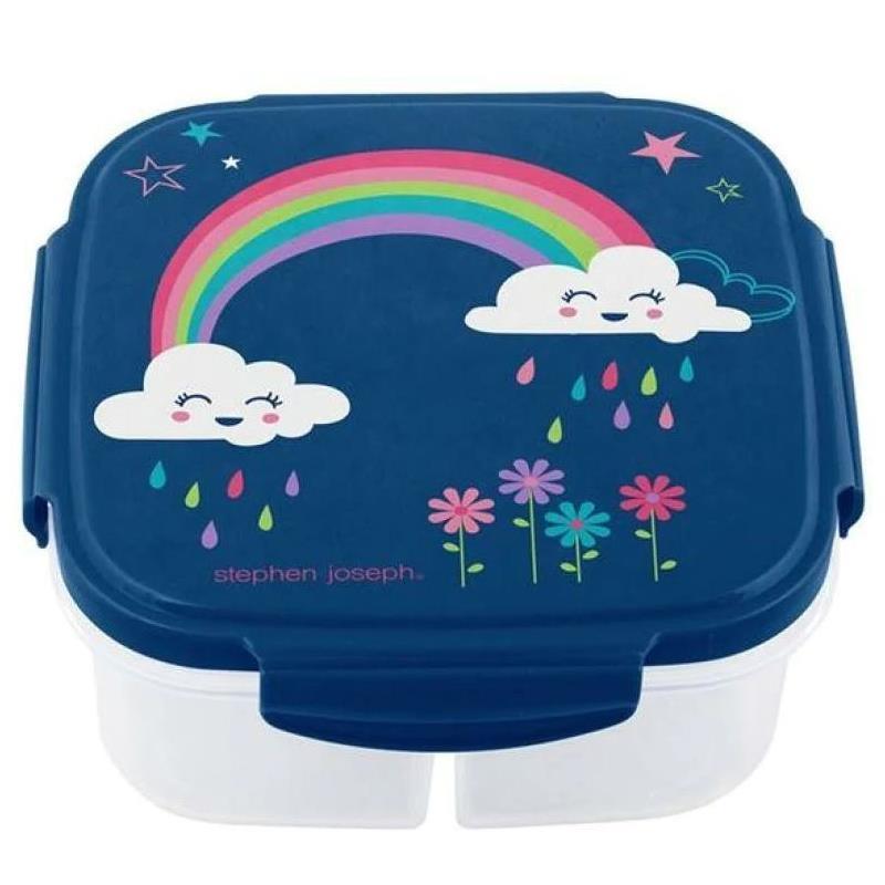 Stephen Joseph - Snack Box With Ice Pack Rainbow Image 1