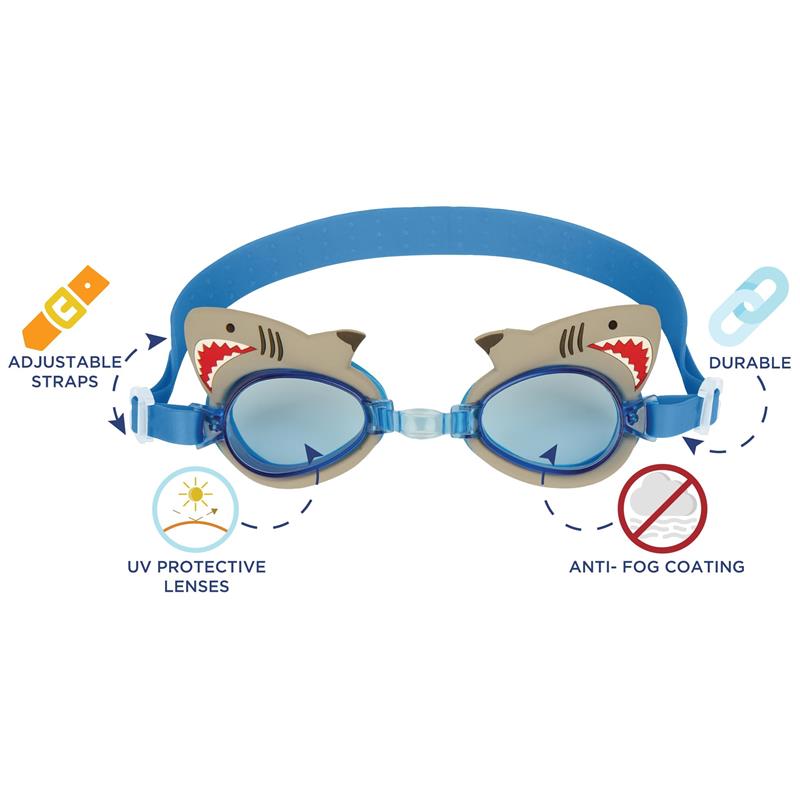 Stephen Joseph Swim Goggles, Fire Image 4
