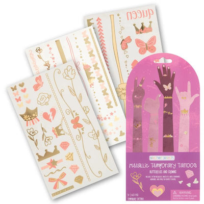 Stephen Joseph - Temporary Tattoos Metallic Butterflies Image 1