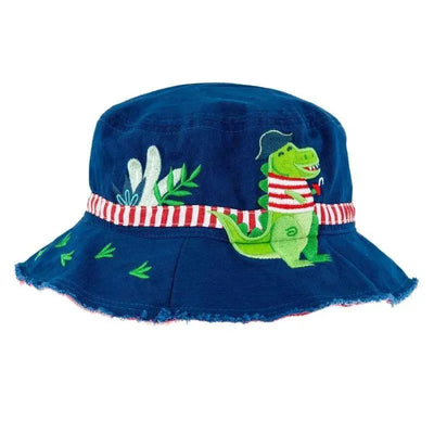 Stephen Joseph - Toddler Bucket Hat, Dino Pirate Image 1