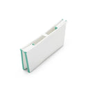 Stokke Flexi Bath Bundle Folding Baby Bathtub with Newborn Support - White/Aqua Image 3
