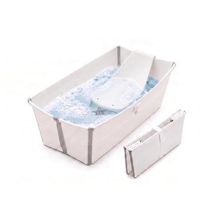 Banheira Stokke Flexi Bath Bundle para bebê com suporte para recém-nascido