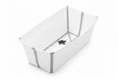 Stokke - Flexi Bath Bundle Folding Baby Bathtub with Newborn Support White/Grey Image 2