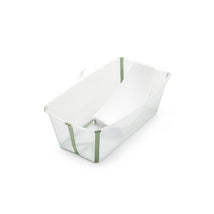 Stokke - Flexi Bath Bundle (Tub & Newborn Support), Transparent Green Image 1