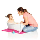 Stokke Flexi Bath Folding Baby Bathtub - White/Grey Image 5