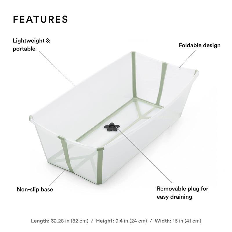 Stokke - Flexi Bath X-Large, Verde Transparente