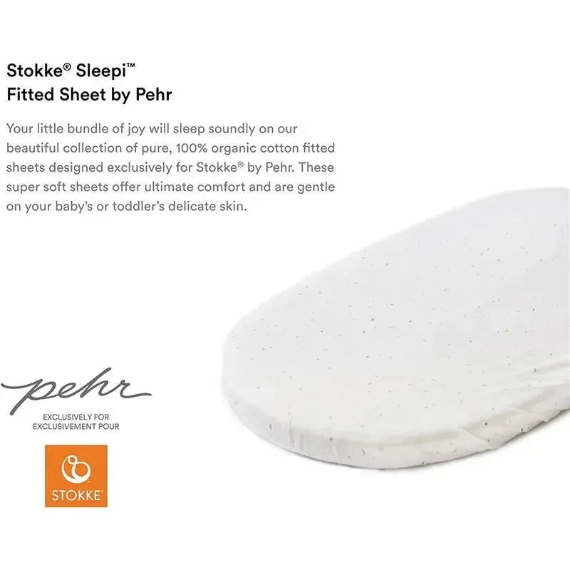 Stokke - Sleepi Fitted Sheet by Pehr, Celestial Image 3