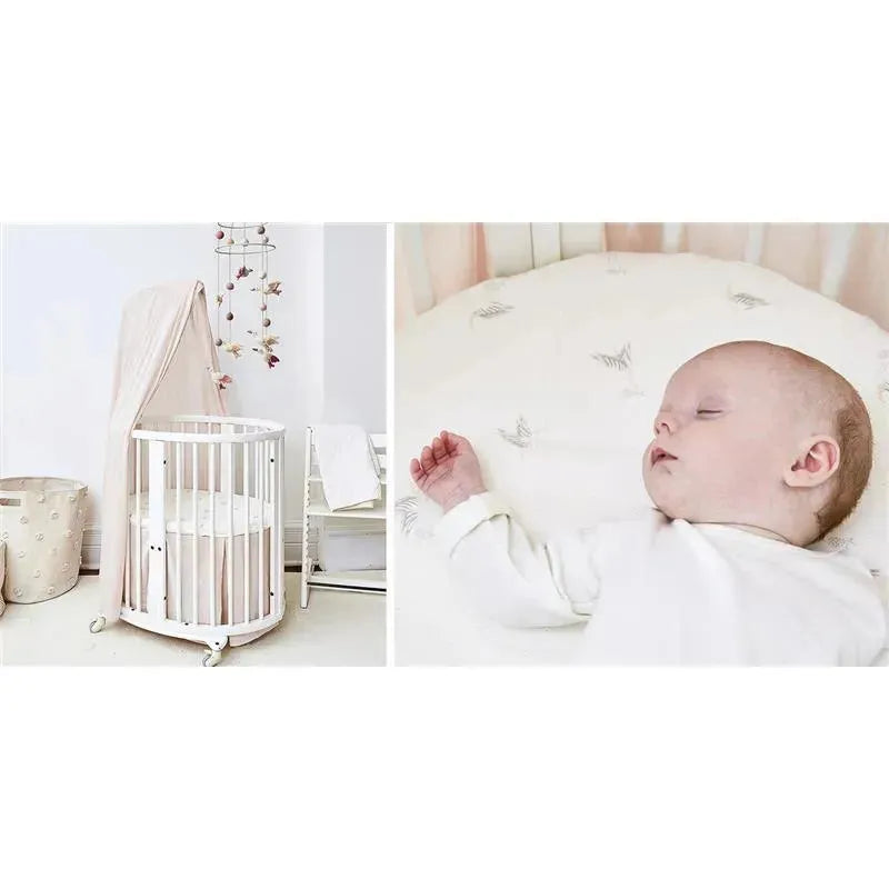 Stokke - Sleepi Mini Fitted Sheet 80 Cm, Stork Image 2