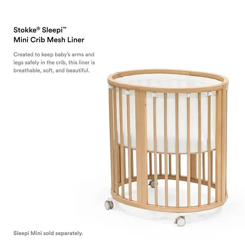 Stokke - Sleepi Mini Mesh Liner, White Image 3