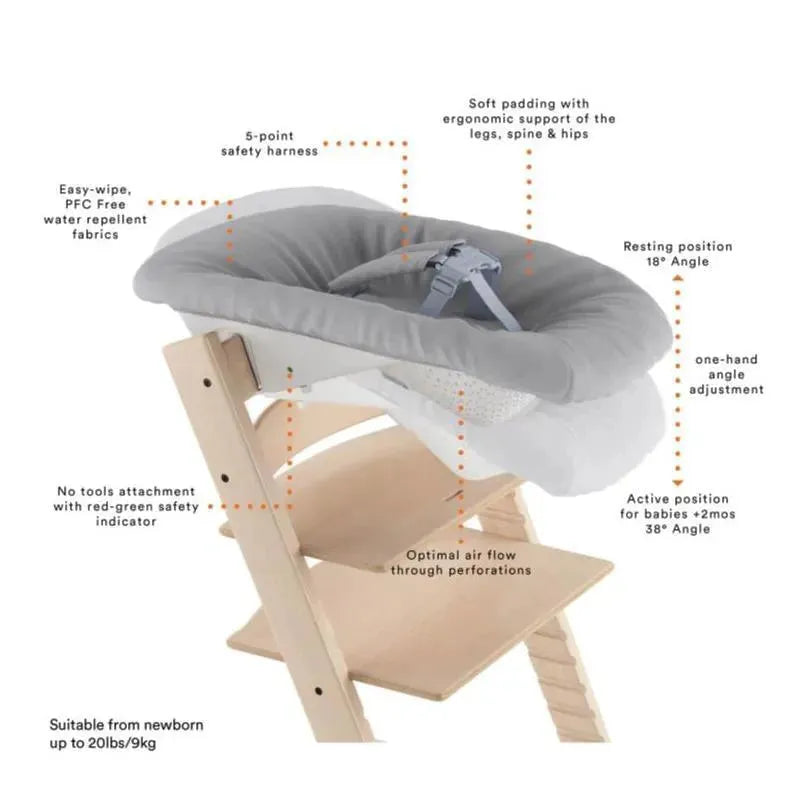 Stokke - Tripp Trapp High Chair Bundle, White Image 3