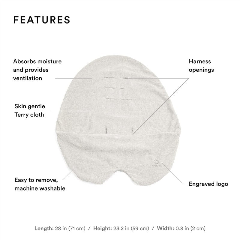 Stokke® Xplory® X Summer Cover - Light Grey Image 2