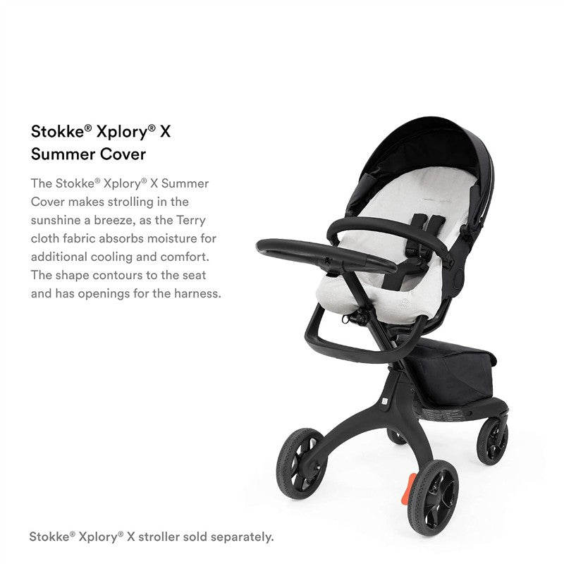 Stokke® Xplory® X Summer Cover - Light Grey Image 3
