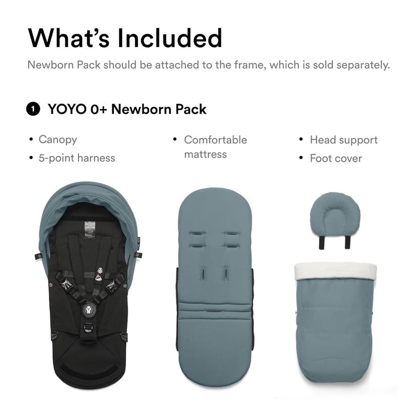 Stokke - Yoyo 0+ Newborn Pack, Aqua Image 4