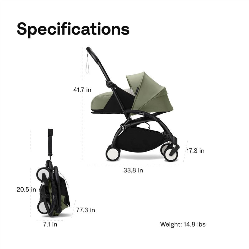 Stokke - Yoyo 0+ Newborn Pack, Olive Image 6