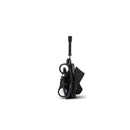 Stokke Yoyo³ stroller folded with a black frame and bundle leg rest, featuring a sleek, compact design.