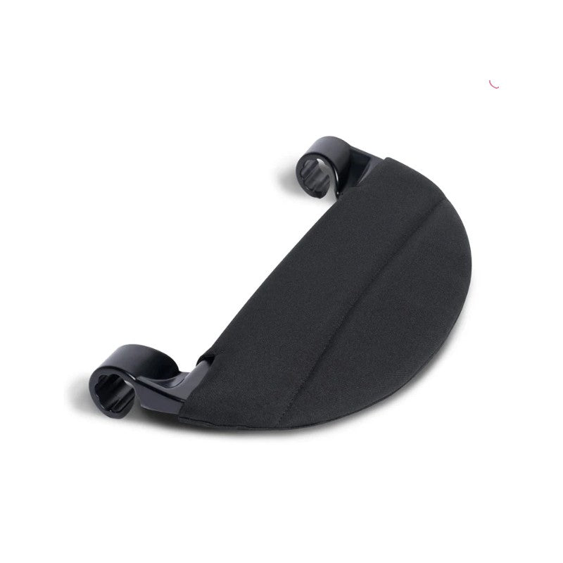 Leg rest for Stokke Yoyo³ Stroller, featuring a black frame and soft stone fabric.