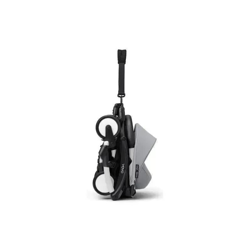 Stokke - Yoyo³ Stroller Bundle, Black And White Frame | Stone 6+ Color Pack | Stone Bassinet Image 3