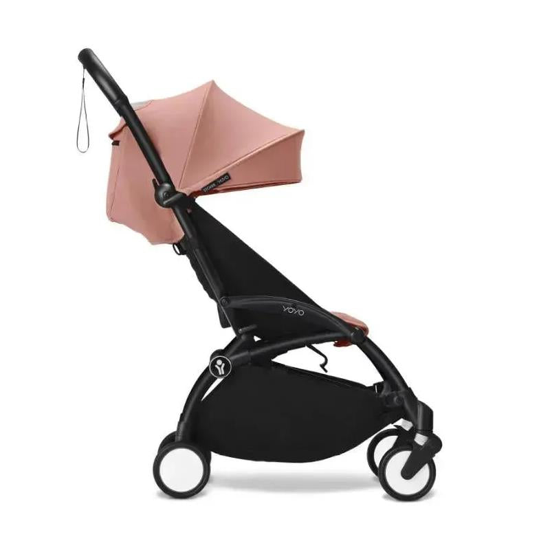 Stokke - Yoyo³ Stroller Bundle, Black Frame | Ginger 6+ Color Pack | Ginger Bassinet Image 4